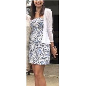 Vineyard Vines white and blue dress